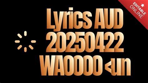 lyrics aud-20240826-wa0000 <unknown>|Genius .